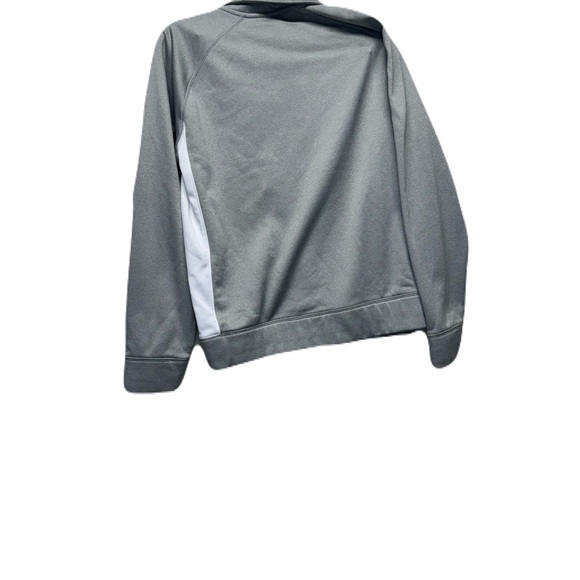 Nike United States Soccer Gray and White Dri-fit 1/4 Zip Sweatshirt Size Large - Picture 2 of 4
